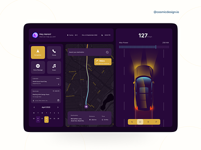 Dashboard for Carzone 3d animation app branding calendar car car dashboard dashboard design date and time design graphic design illustration logo motion graphics reminder speedometer typography ui ux