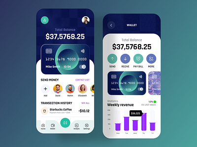 Finance Management App UI app app design bank app banking app finance finance app financial app fintech app ios mobile app money app