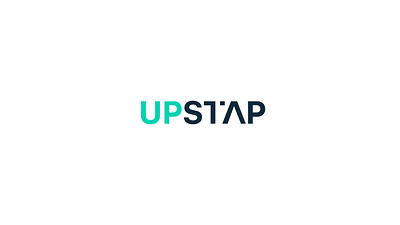 UpStap Branding blacecreative brand identity branding logo logo design wordmark