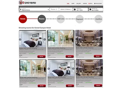 Room listing app design ux