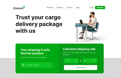 Cargo Management System (Gomen) design ui uidesign ux webdesign
