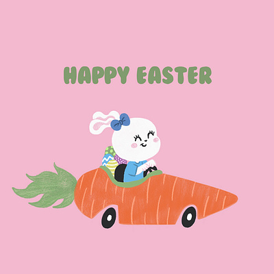Happy Easter animation character characterdesign childrensbookillustration comic design illustration