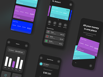 Payment Fintech Concept App concept conceptapp finance mobile ui