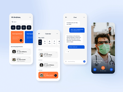 Healthcare Concept App concept conceptapp design health healthcare mobile ui
