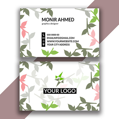 business card design templates 3d animation app branding business card design design graphic design illustration logo monir360 ui