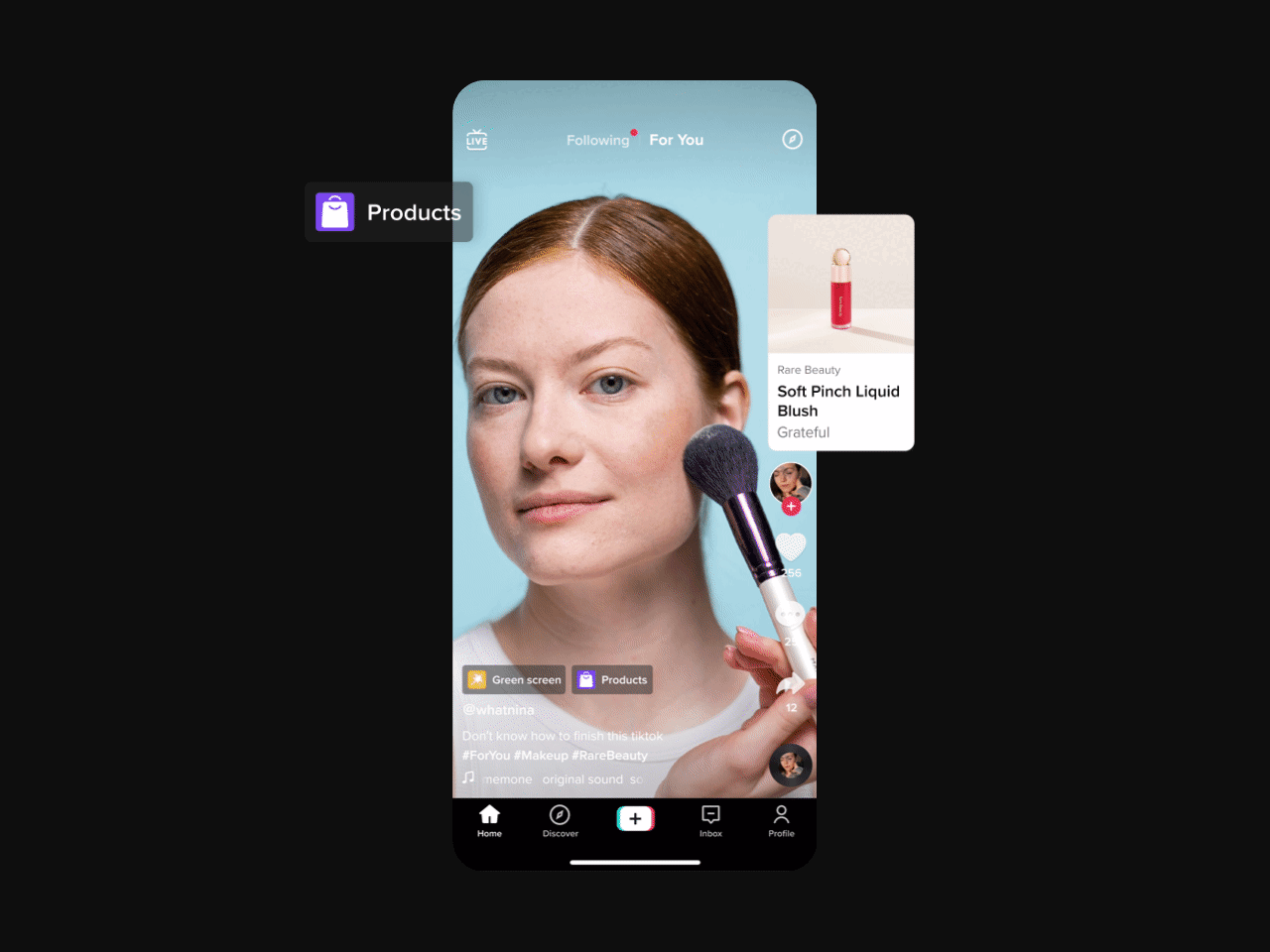 TikTok Products Feature branding scrolling feature shopping social media tiktok ui design ux design