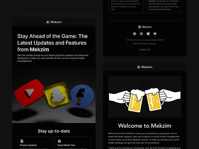 Email Template email email template graphic design interface landing page ui visual welcome