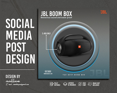 Gadget Social Media post design advertising banner branding design facebook post gadget instagram poost jbl media post social