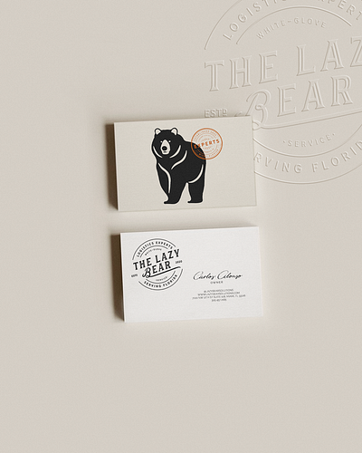 Branding for The Lazy Bear branding design graphic design illustration
