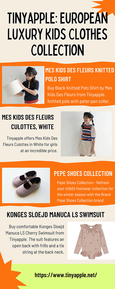 Tinyapple: European Luxury Kids Clothes Collection