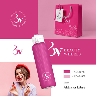 Beauty Wheels - Visual Identity beauty beauty branding beauty logo brand design brand identity design branding cosmetics cosmetics brand logo design visual design visual identity design