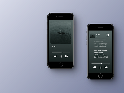 Music Player Redesign dailyui digitaldesign