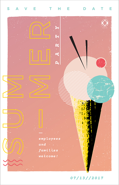 We all scream for ice cream! design graphic design illustration