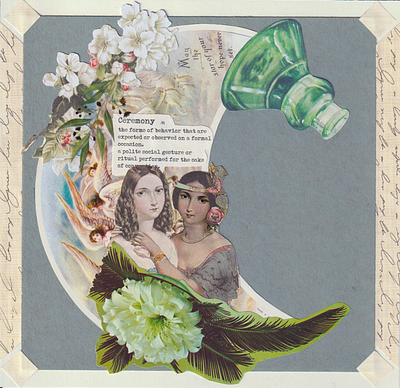 C -- Ceremony 🕊️ 36daysoftype c collage ephemera paper craft