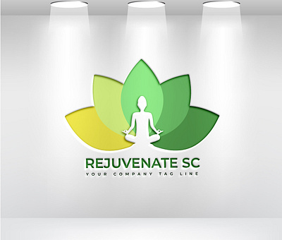 Rejuvenate SC Logo 3d ariyantusto branding graphic design logo tusto ui