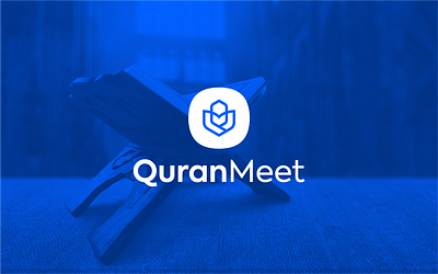 QuranMeet golden ratio graphic design iconic islamic logo logo design logotype quran