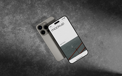 Phone mockup_02 3d app branding design graphic design iphone mockup mockup