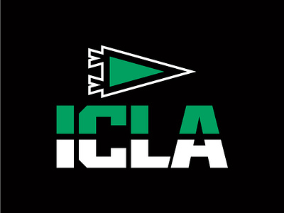 International Collegiate Licensing Association athletic branding college custom design flag green illustration licensing sports typography university