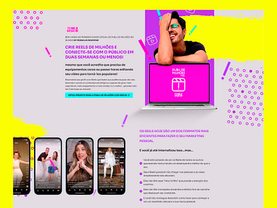 Landing page - Frankli Maimone branding insta instagram lading ladingpage landing landing page pagina de venda publi rede social ui