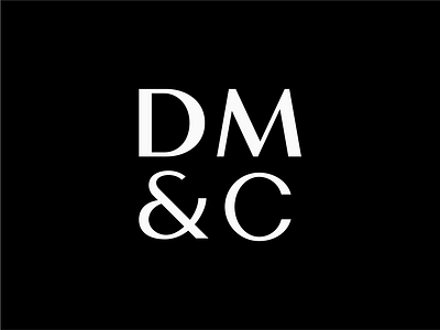 De Moss & Co | Logo Design ampersand branding custom font design geometric geometry letters logo logotype luxury minimalist monogram strategy