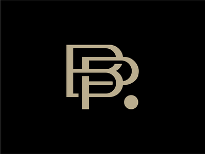 BP | Monogram b branding clever dot elegant logo logotype luxury monogram p typography