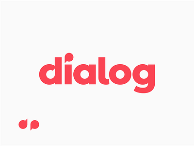 Dialog | Logo Concept branding chat clever concept design dialog geometric geometry graphic design letter letters logo minimalist negative space shape typography
