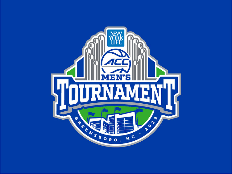 ACC Football Championship, Basketball Tournament Logos by Torch