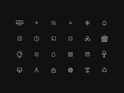 Icon pack design icon ui vector