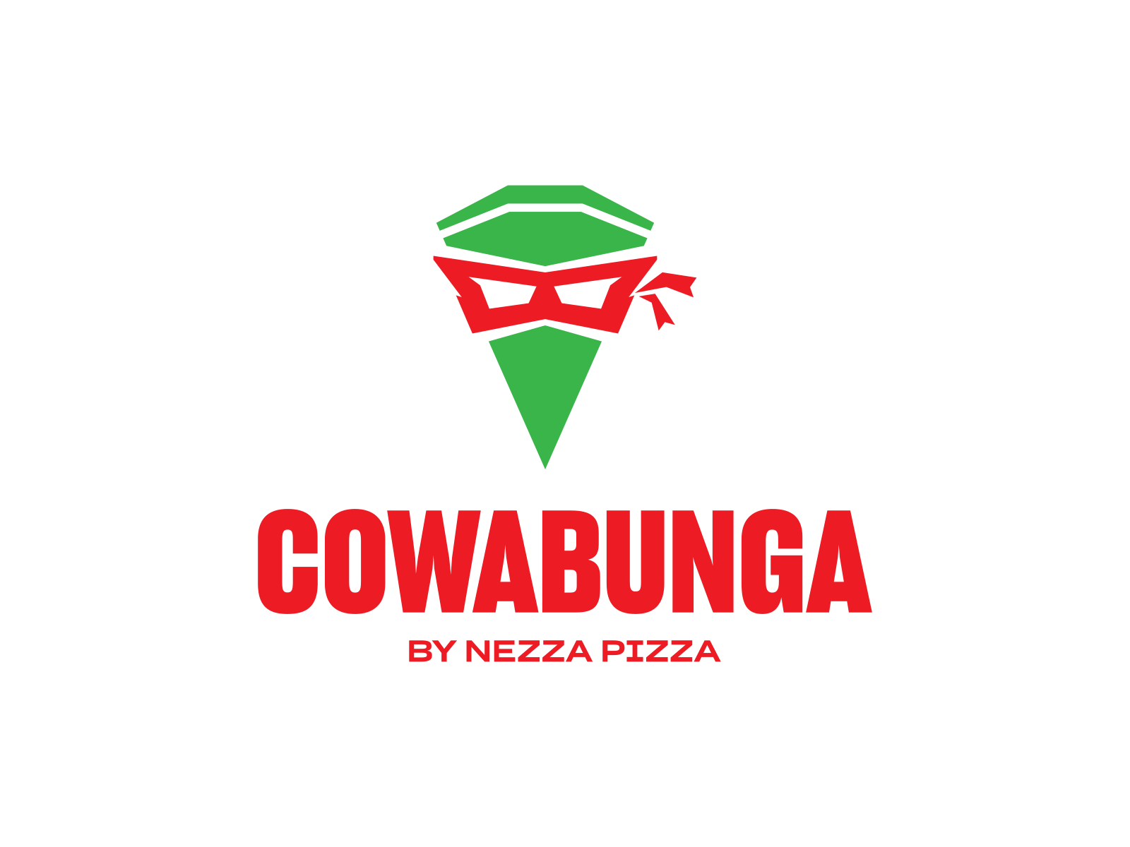 Cowabunga Pizzeria blue branding cowabunga donatello flat icon illustration italia leonardo logo michelangelo ninja ninja turtles orange pizza pizzeria purple rafaelo red turtles