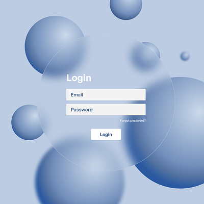 Log in page - UI concept design login sign up ui