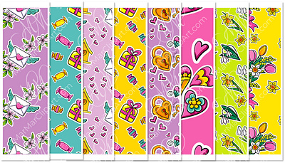 Set of 8 vector seamless patterns “Spring time” floral pattern graphic design instant download labels design packaging design seamless pattern set vector clipart spring clipart spring flower spring illustrations spring pattern spring set surface design valentine day vector clipart vector illustrations vector pattern wallpaper wrapping wrapping paper
