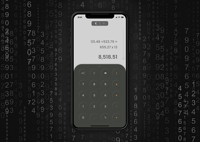 Daily UI (Day 4) - Calculator 004 calculator dailyui mobile