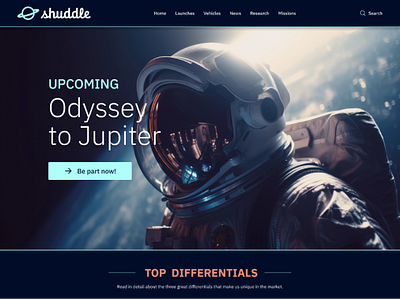 Galaxy Design System for Shuddle - Case Study design system ui website