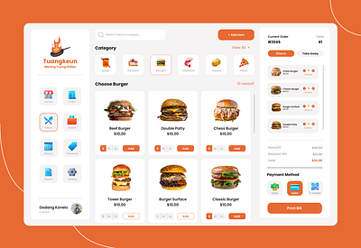 Tuangkeun - Restaurant Web App branding e commerce food app product design restaurant app ui web app