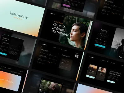 TonPoteZen - UI Design business design gallery landing landing page meditation music page player site ui design ux design video web web designer web site webdesign webpage website