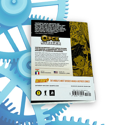Clockstriker Book Designs animation book graphic design logo