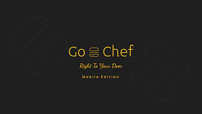 Go Chef Mobile App app design graphic design logo ui ux
