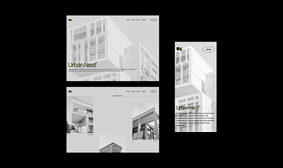 Branding & Web design - Urbannest branding design graphic design logo typography ui ux visualidentity