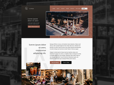 Restaurant Study branding elementor graphic design restaurant ux web design wordpress