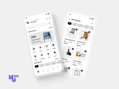 Furniture E-Commerce App appdesign design furniture ui ux