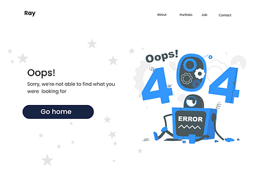 #DailyUI 404 Page