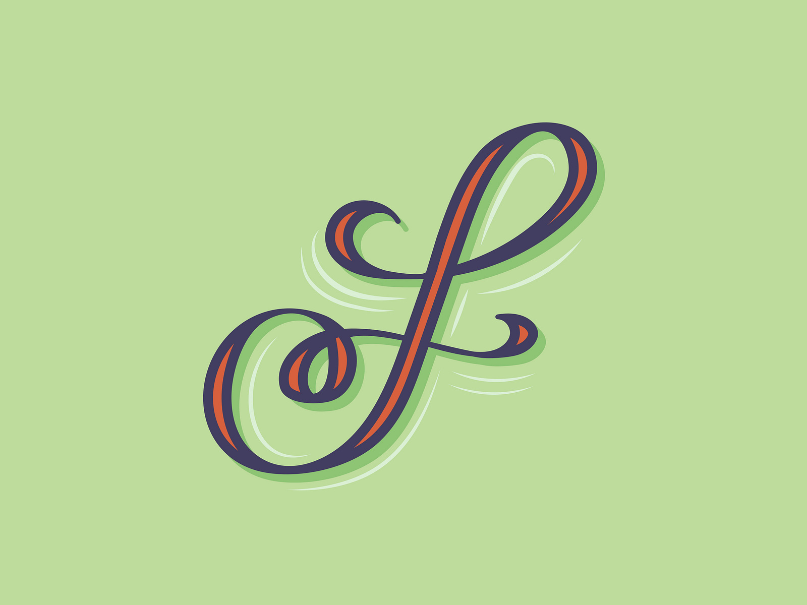 36 Days of Type - F by Brad Almond on Dribbble