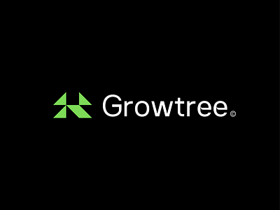 Growtree Logo Concept branding graphic design green grove grow home hotel house leaf logo logo design natural negative space park startup tree tree a logo tree logo treehouse treescape