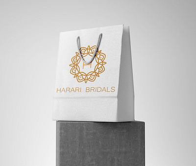 Harari Bridals branding design graphic design illustration illustrator logo typography vector