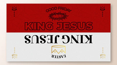 KING JESUS Sermon Series animation branding design graphic design illustration logo motion graphics print printed vector