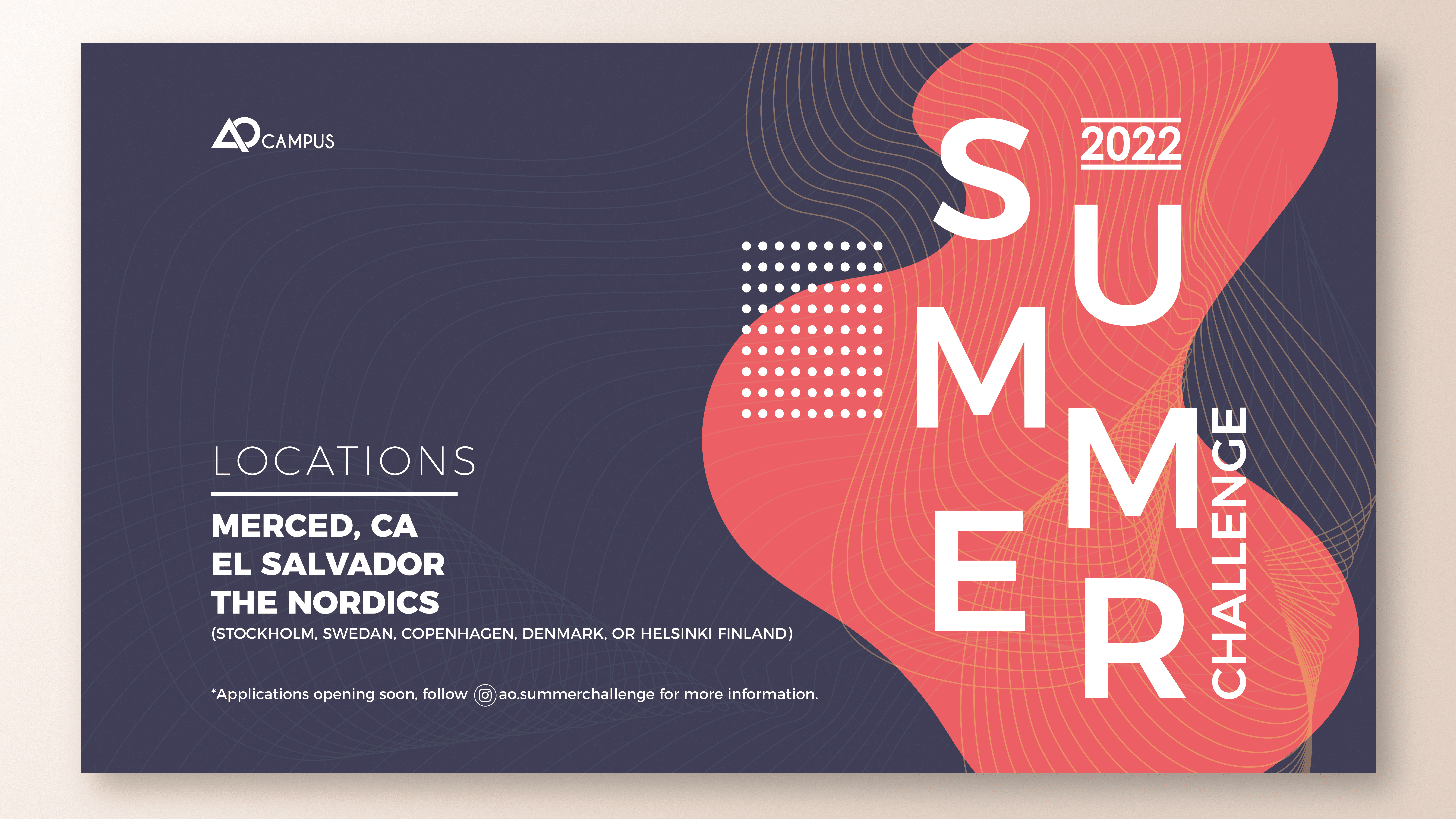 AO Campus Summer Challenge branding design graphic design illustration print vector