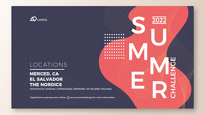 AO Campus Summer Challenge branding design graphic design illustration print vector