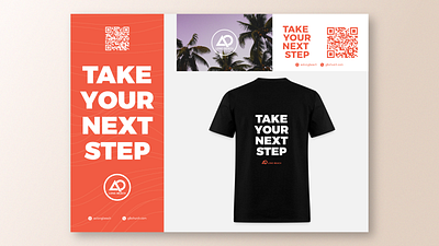Take Your Next Step Campaign - AO Long Beach branding design graphic design illustration print printed vector