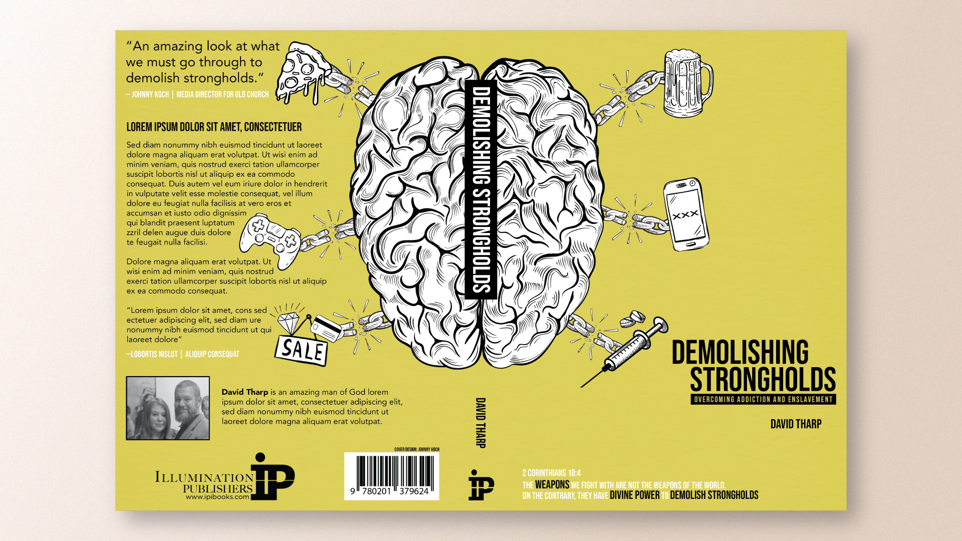 Demolishing Strongholds Book Cover and Podcast Design
