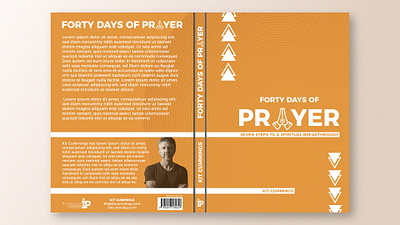 Forty Days of Prayer Book Cover Design branding design graphic design illustration logo print printed vector